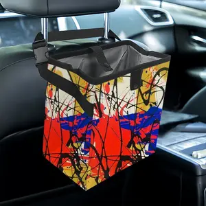 The Black Bull Car Garbage Storage Bag