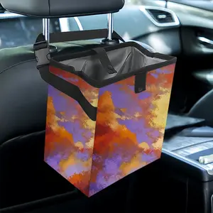 Clouds Car Garbage Storage Bag