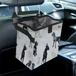 Dog Breeds Car Garbage Storage Bag