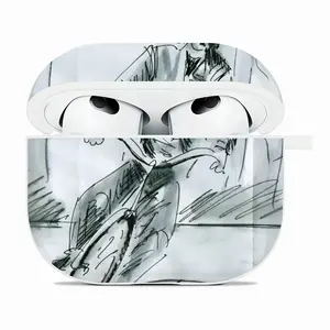 Albert Bike Airpods 3 Case (Hard Shell, White)