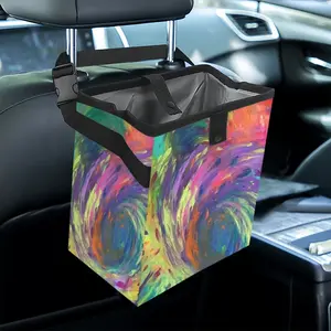 Waves Of Love Car Garbage Storage Bag