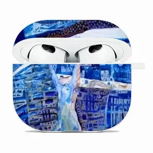 True Blue Airpods 3 Case (Hard Shell, White)