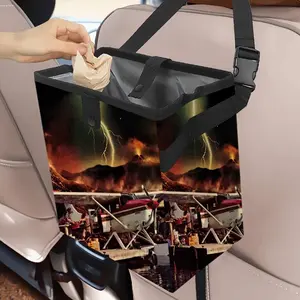 Island Escape Car Garbage Storage Bag