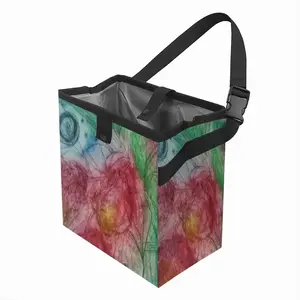 Tulips In The Sea With Two Moons Ilx Car Garbage Storage Bag