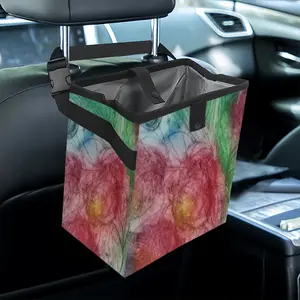 Tulips In The Sea With Two Moons Ilx Car Garbage Storage Bag