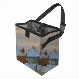 Winter Evening Car Garbage Storage Bag