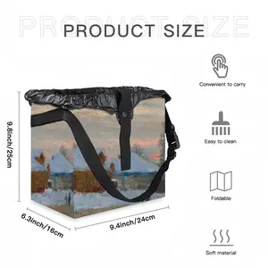 Winter Evening Car Garbage Storage Bag