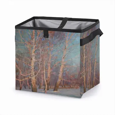 Frosty Evening Car Garbage Storage Bag