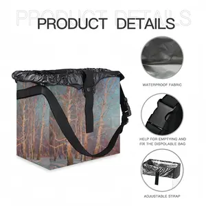 Frosty Evening Car Garbage Storage Bag