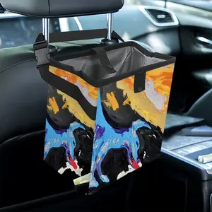 Happy Dog Car Garbage Storage Bag