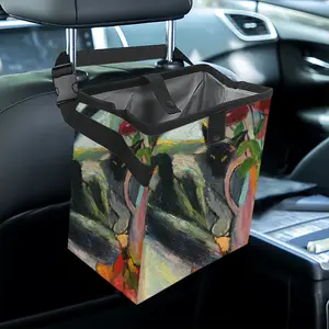 The Cat Cleopatra Car Garbage Storage Bag