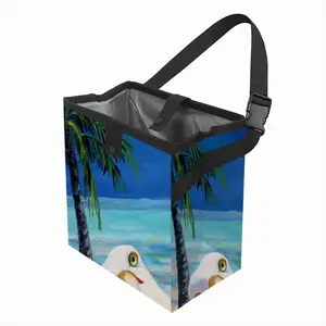 Seagull Beach Mob Car Garbage Storage Bag