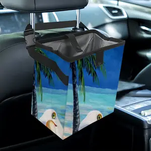 Seagull Beach Mob Car Garbage Storage Bag