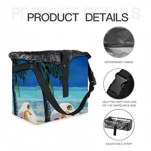 Seagull Beach Mob Car Garbage Storage Bag