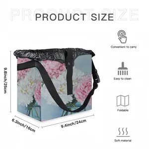 Peonies In A Vase Car Garbage Storage Bag