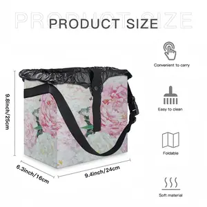 Large Peony Palette Knife Car Garbage Storage Bag