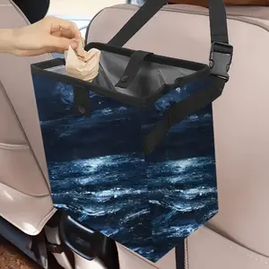 Moonlit Car Garbage Storage Bag