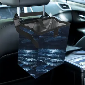 Moonlit Car Garbage Storage Bag