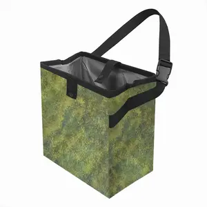 Hammered Green Car Garbage Storage Bag