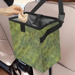 Hammered Green Car Garbage Storage Bag