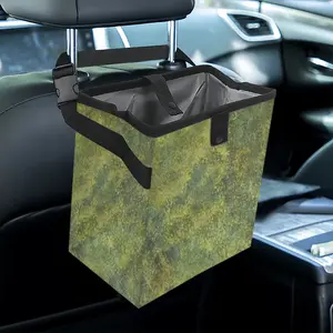 Hammered Green Car Garbage Storage Bag