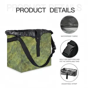 Hammered Green Car Garbage Storage Bag