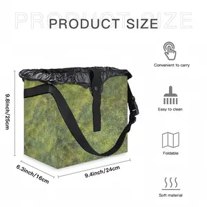 Hammered Green Car Garbage Storage Bag