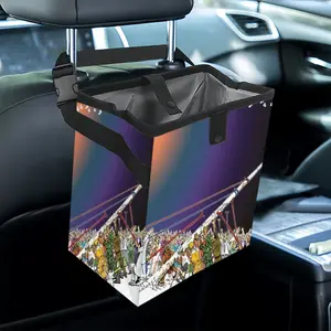 Let Peace Reign Car Garbage Storage Bag