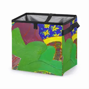 Green Woman Car Garbage Storage Bag