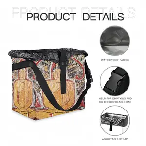 Murals Of Buddha Car Garbage Storage Bag