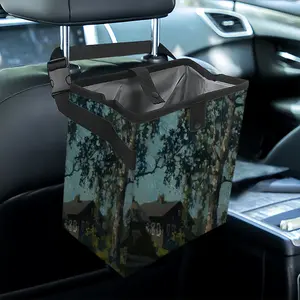 In The Shade Of Birches Car Garbage Storage Bag