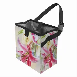 Poetry Of Flowers Car Garbage Storage Bag