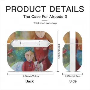 Birthday Airpods 3 Case (Hard Shell, White)