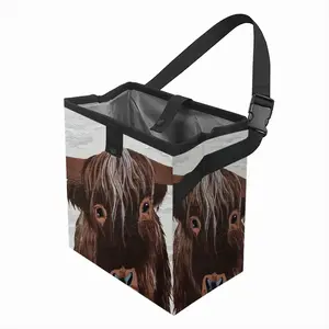 Bull - Red Bull Taurus Animals Buffalo Wild Car Garbage Storage Bag