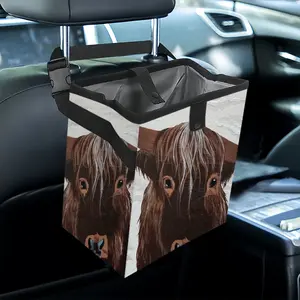 Bull - Red Bull Taurus Animals Buffalo Wild Car Garbage Storage Bag