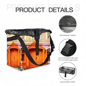 Orange Entrance Car Garbage Storage Bag