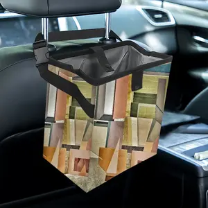 Geometric Shapes Car Garbage Storage Bag