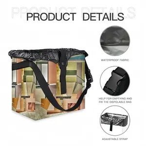 Geometric Shapes Car Garbage Storage Bag