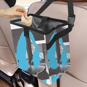 Blue Car Garbage Storage Bag