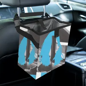 Blue Car Garbage Storage Bag