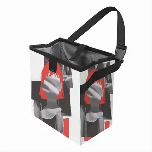 Red Car Garbage Storage Bag