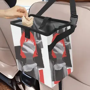 Red Car Garbage Storage Bag