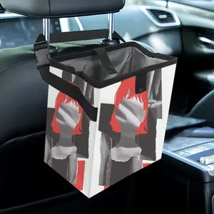 Red Car Garbage Storage Bag