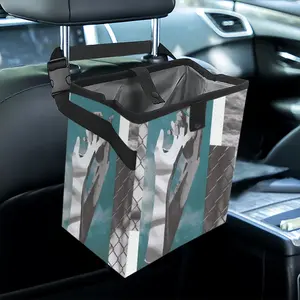 Hands In The Sky Car Garbage Storage Bag