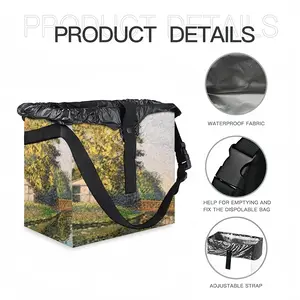 Lake With Fishing Pier Car Garbage Storage Bag