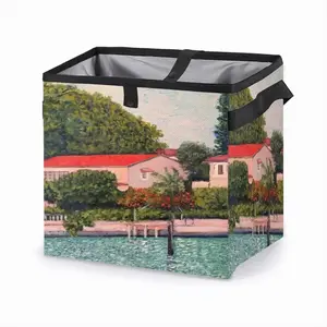 House With Red Roof Car Garbage Storage Bag