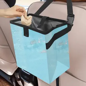 Blue Shoes Car Garbage Storage Bag