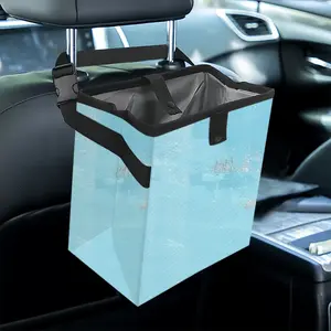 Blue Shoes Car Garbage Storage Bag