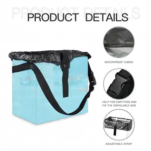 Blue Shoes Car Garbage Storage Bag