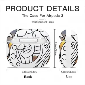 Angel 2 Airpods 3 Case (Hard Shell, White)